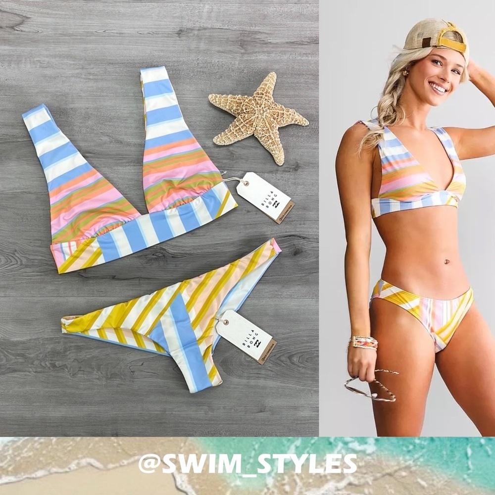 ☀️BILLABONG☀️ BREAK OF DAWN PLUNGE BREAK OF DAWN TANGA BIKINI SET